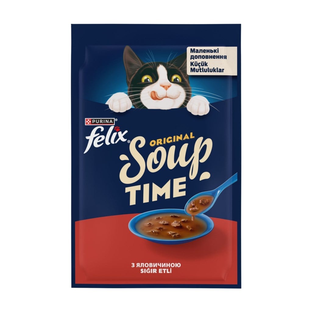 Felix Original Soup Time Sığır Etli Kedi Çorbası 48gr