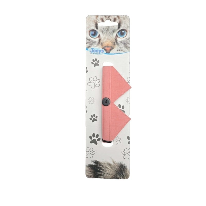  Jooys Kadife Zilli Yakalı Pudra Kedi Tasması