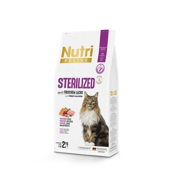  Nutri Feline Somonlu Tahılsız Kısırlaştırılmış Kedi Maması 2kg