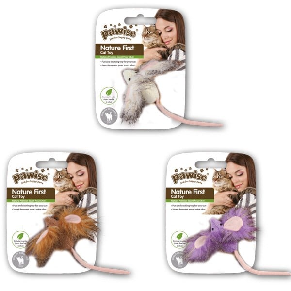  Pawise Catnipli Peluş Fare Kedi Oyuncağı 6 cm