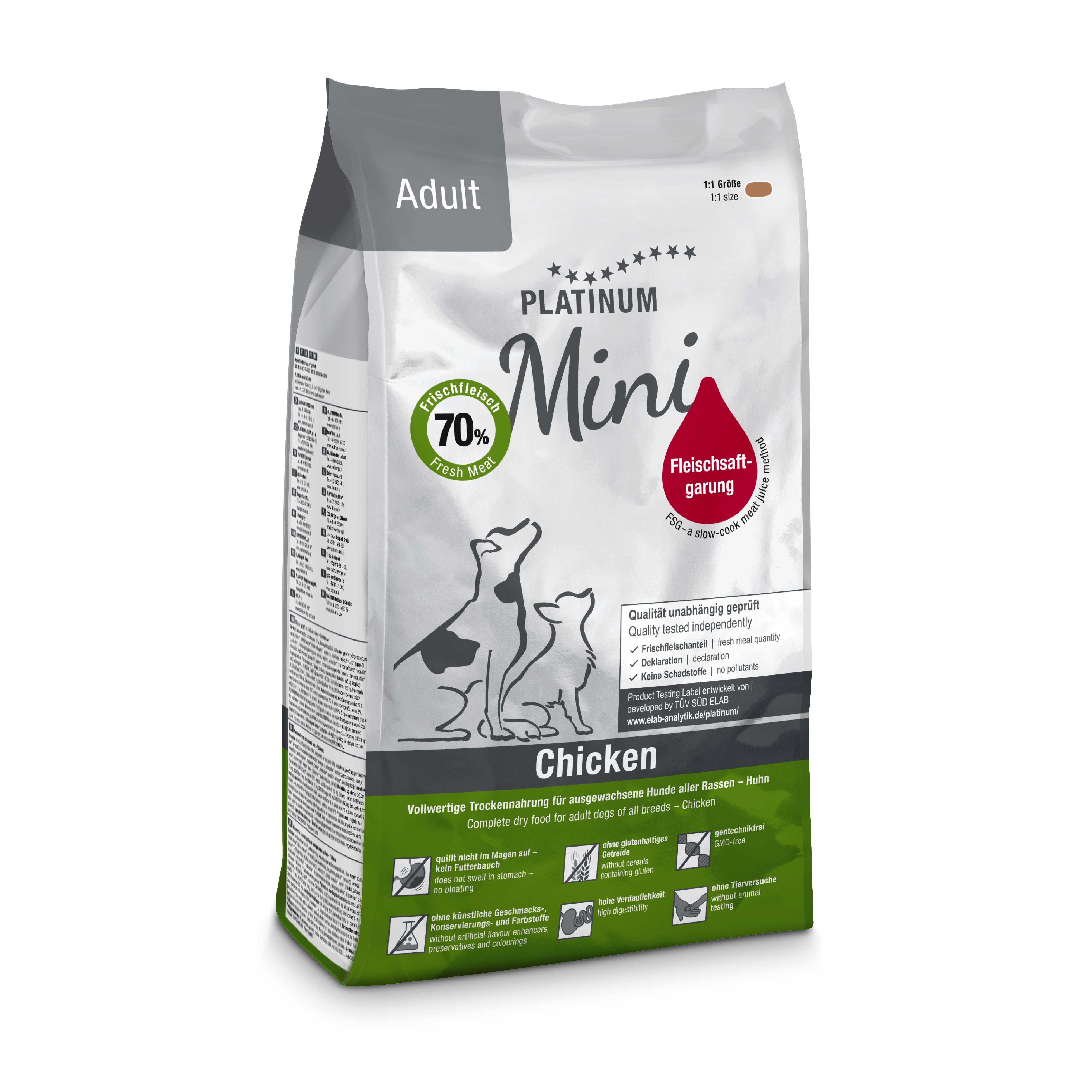  Platinum Mini Tavuklu Yetişkin Köpek Maması 900gr