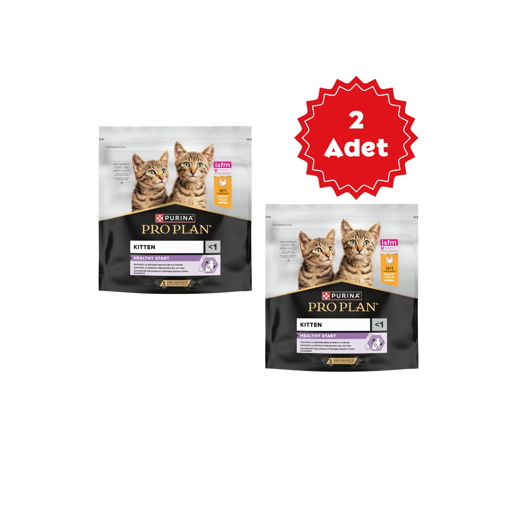  Pro Plan Kitten Tavuklu Yavru Kedi Maması 400g X 2 Adet