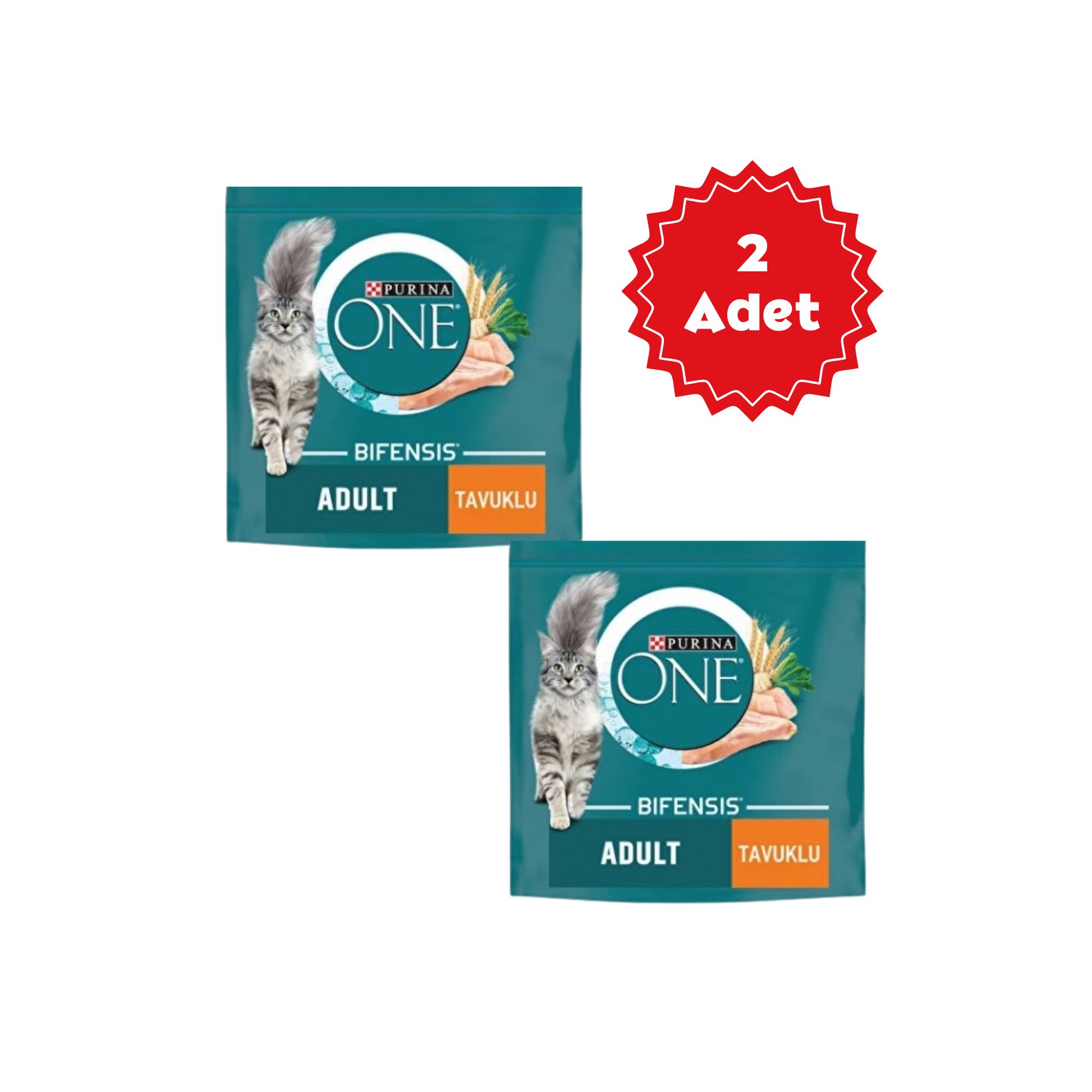  Purina One Tavuk Yetişkin Kedi Maması 1,4kg x 2 Adet