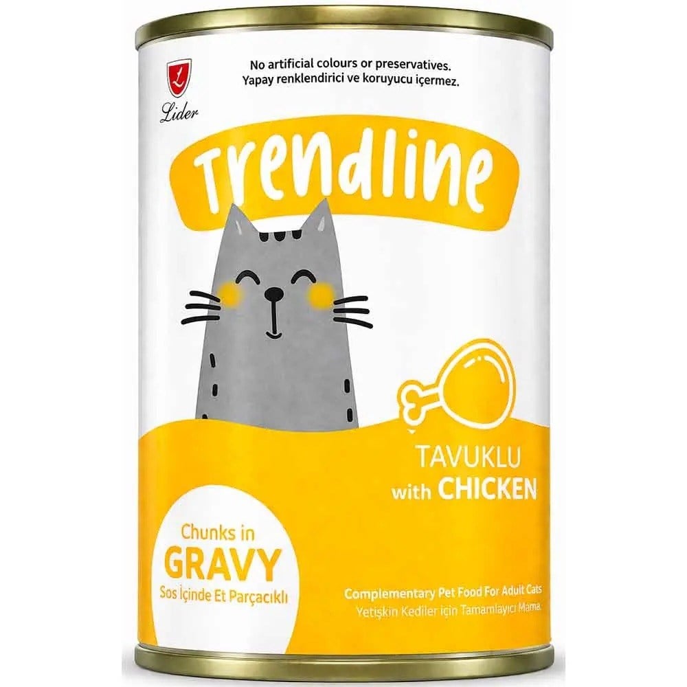  Trendline Tavuklu Kedi Konservesi 400 Gr