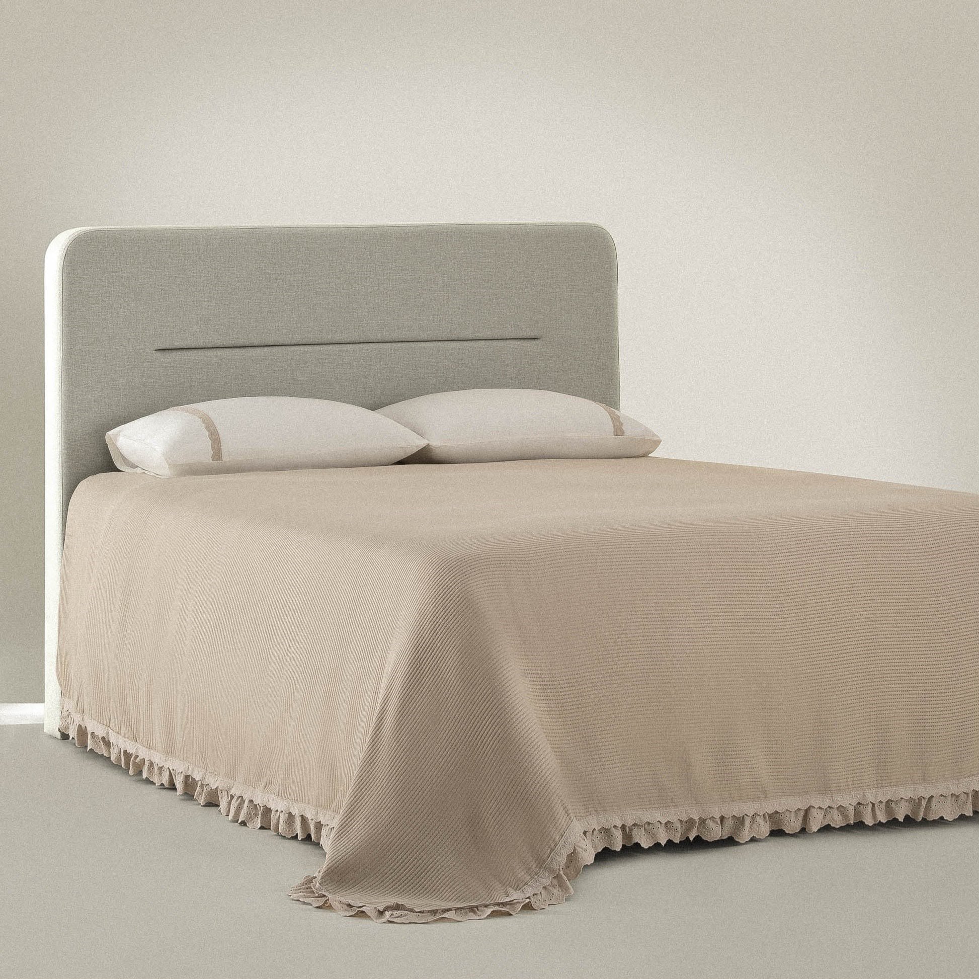 Ecocotton Alessa Çift Kişilik Pike Takımı Organik Pamuk Bej