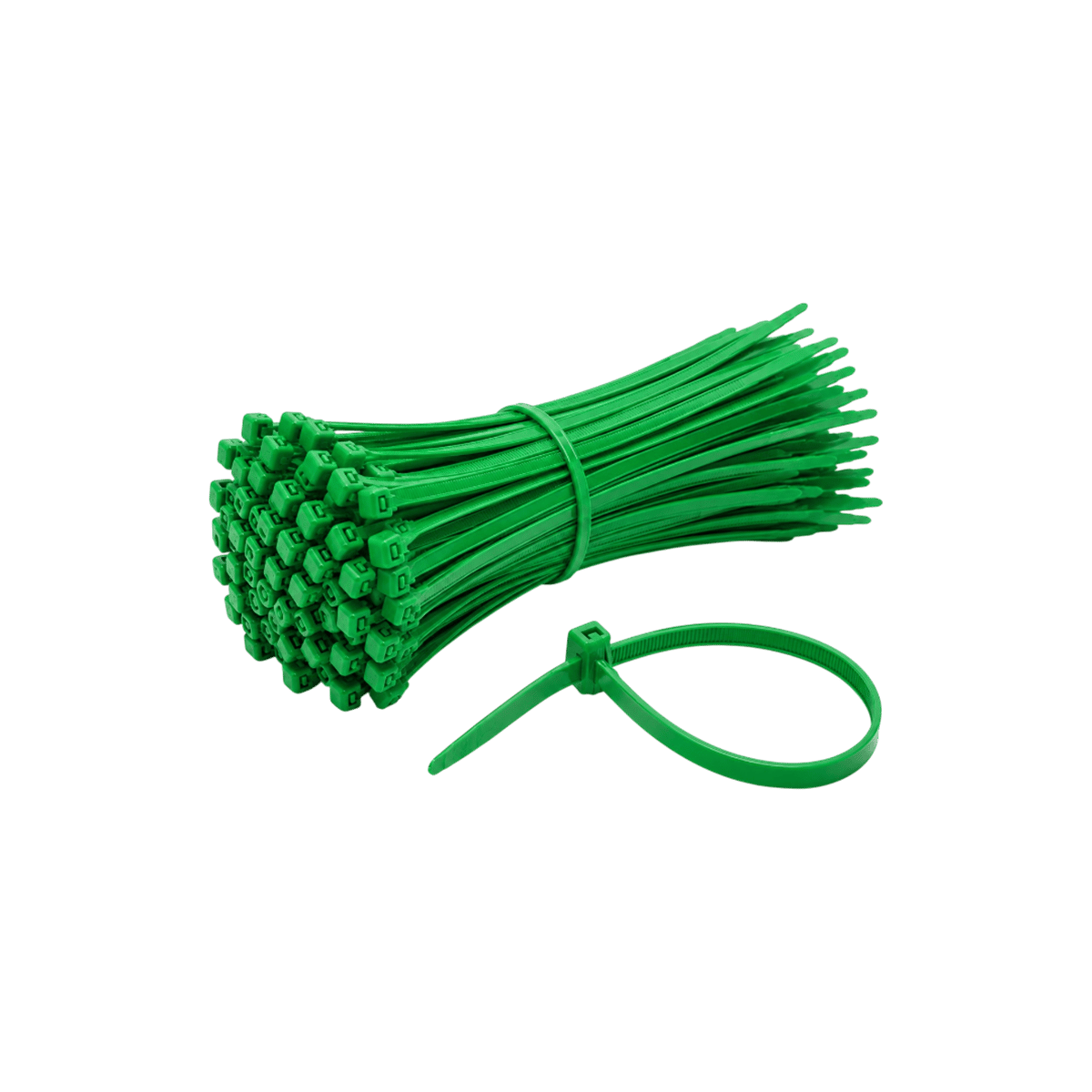 Alegron Yeşil Plastik Kelepçe 3,6 x 250 mm 100 Adet