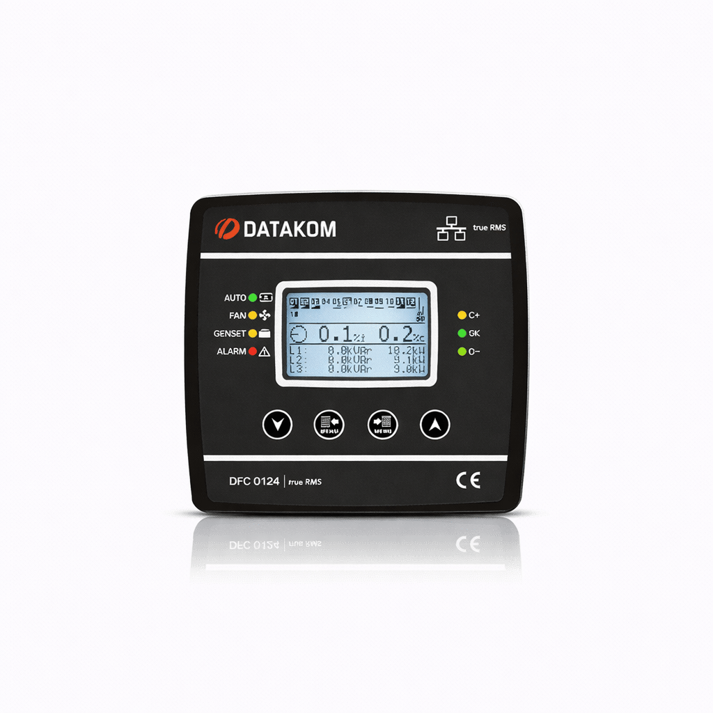 DATAKOM DFC-0124 2.9'' SVC'Lİ REAKTİF GÜÇ KONTROL RÖLESİ