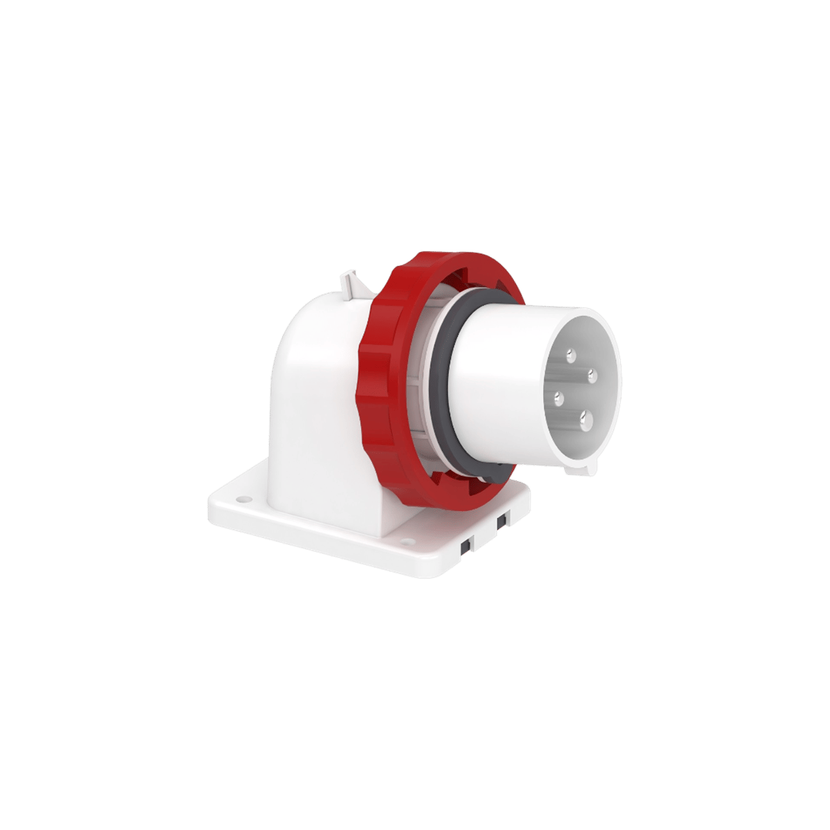 Schneider 83858 4x16A Trifaze 3P+T IP67 Vidalı Eğik Makine Fişi