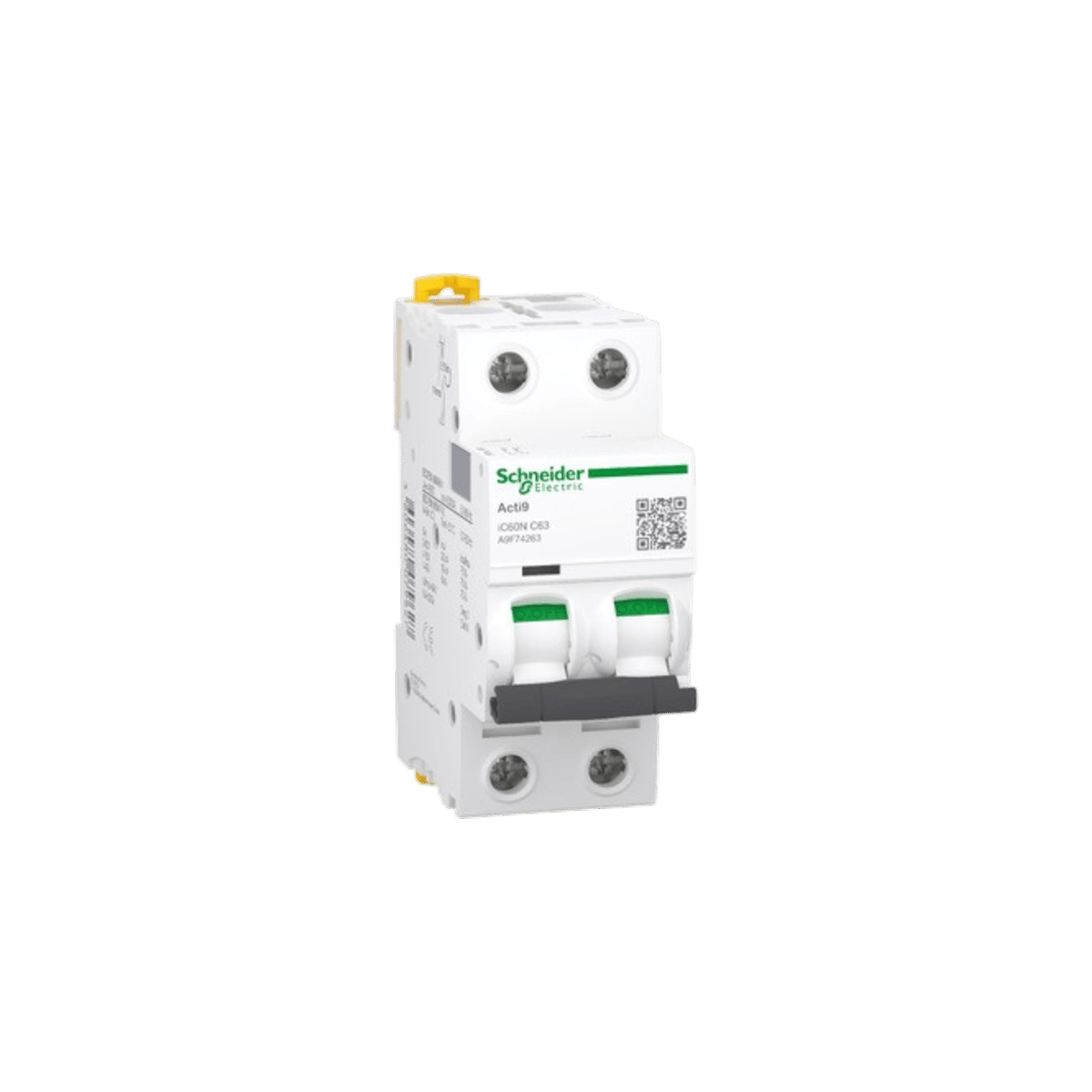 Schneider A9F74263 iC60N 2 Faz 63A 6kA C Tipi Otomat