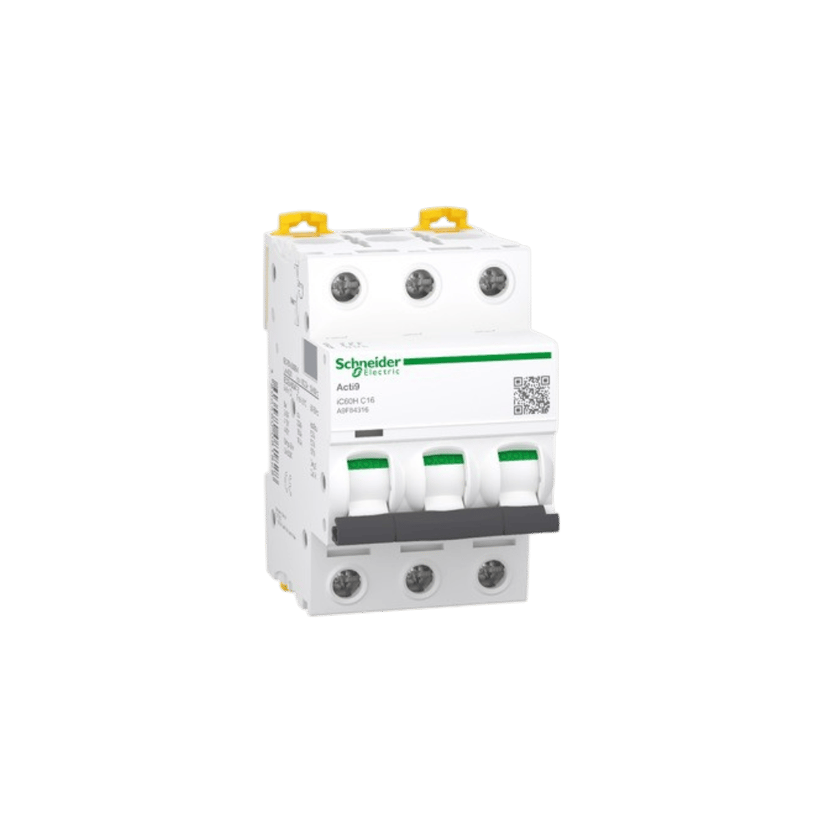 Schneider A9F84316 iC60H 3 Faz 16A 10kA C Tipi Otomat