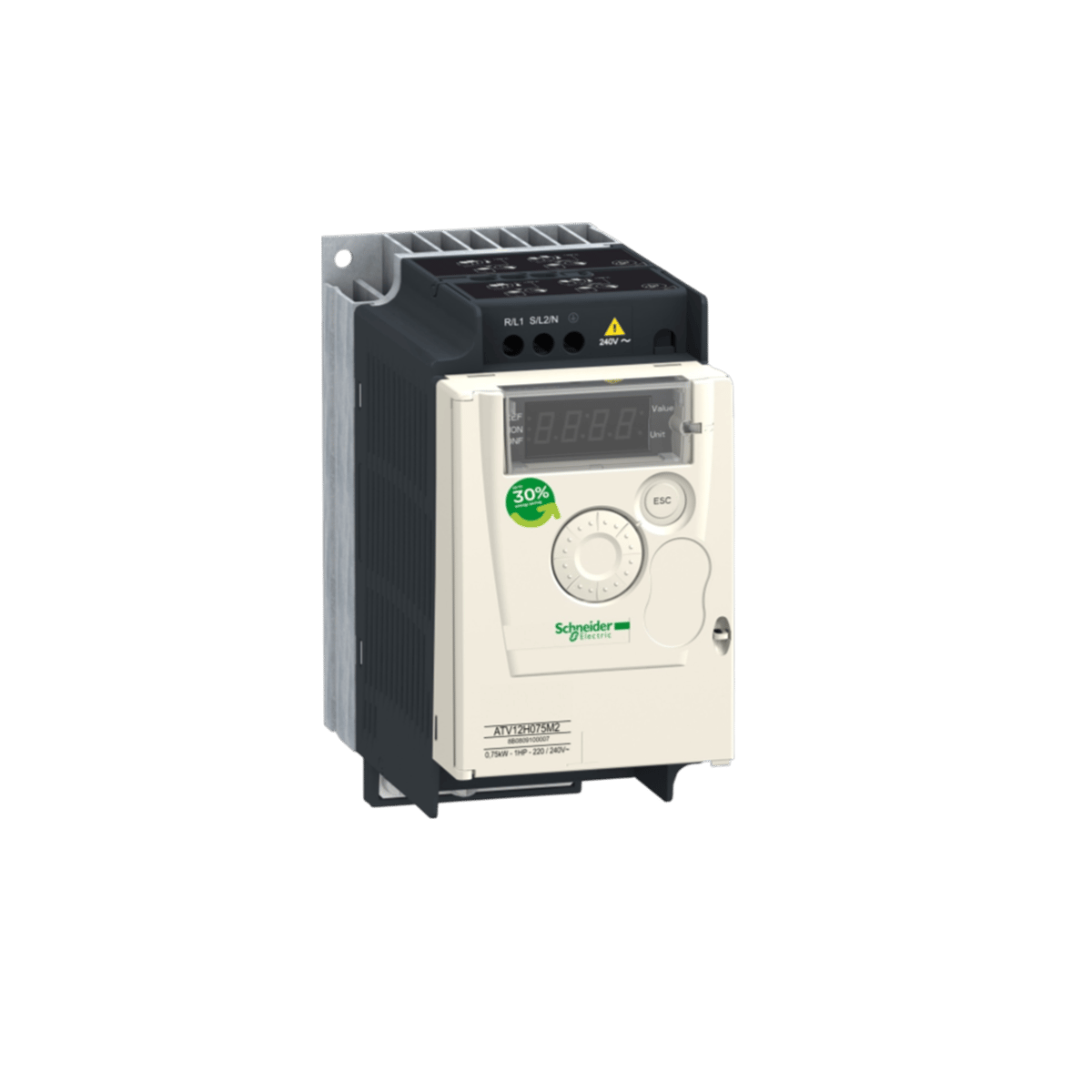Schneider ATV12H075M2 Hız Kontrol Cihazı, 0,75 Kw, 200-240v, 1 Faz
