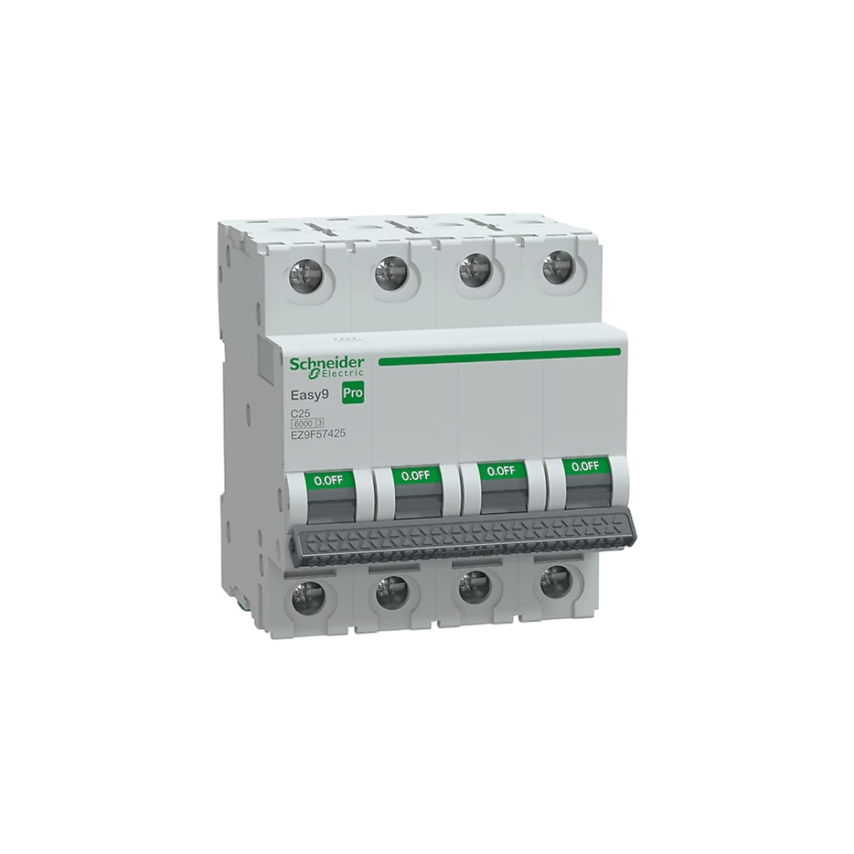 Schneider EZ9F57425 Pro 4 Faz, 25a, 6 Ka, C Tipi Otomat Sigorta