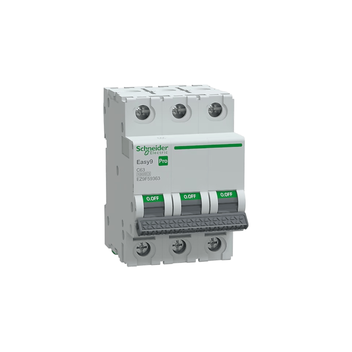 Schneider EZ9F59363 Pro 3 Faz, 63a, 10 Ka, C Tipi Otomat Sigorta