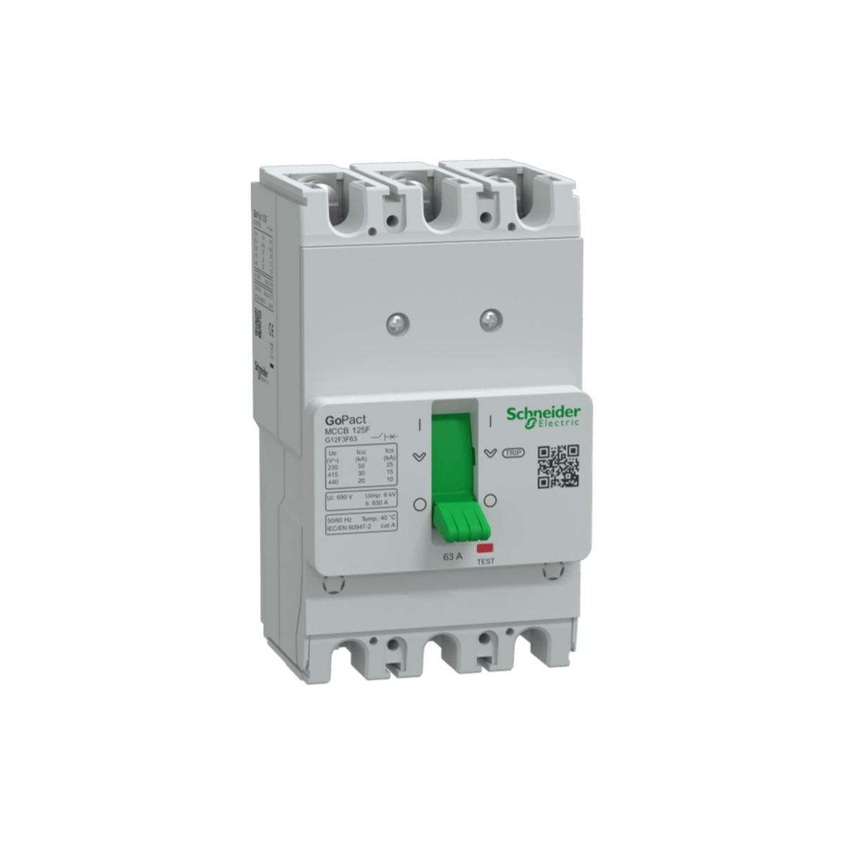 Schneider G12F3F63 Gopact 63a Sabit 3p Termik Manyetik Şalter 30ka