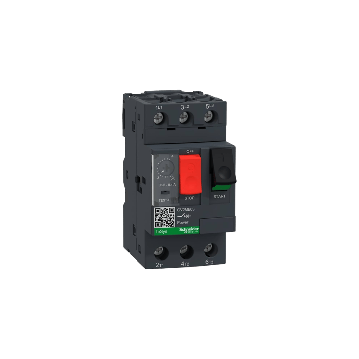 Schneider GV2ME03 Motor Koruma Şalteri, 0,25-0,40a