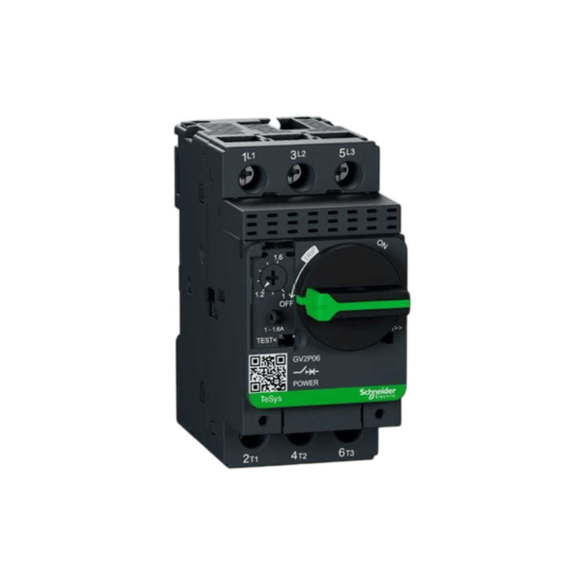 Schneider GV2P06 Motor Koruma Şalteri, 1-1,6a