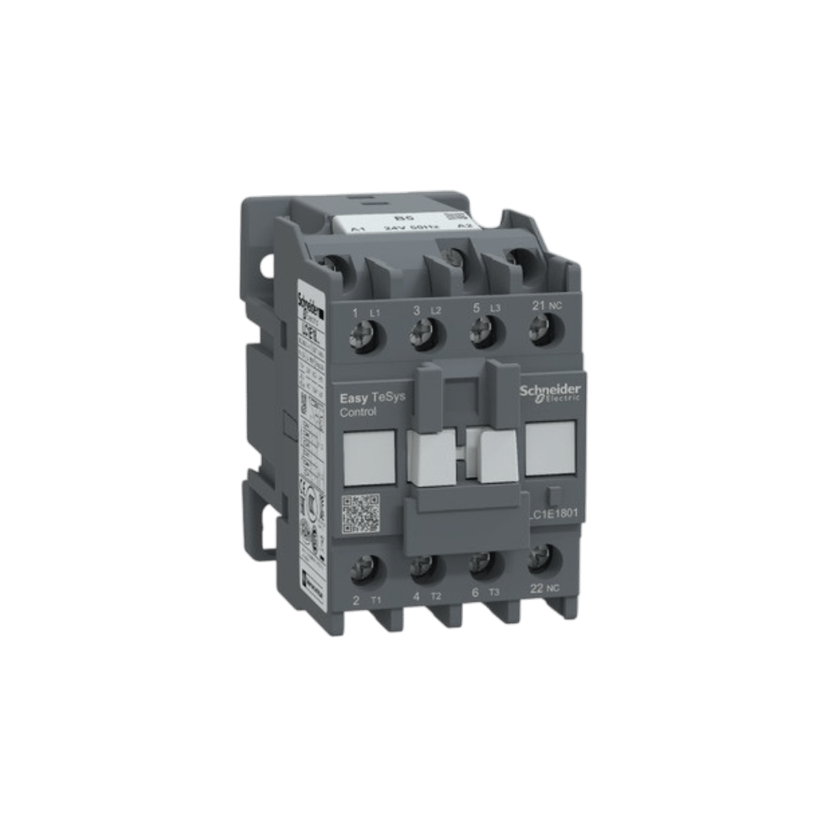 Schneider LC1E1801B5 Kontaktör, 7,5 Kw, 18a, 24 Vac, 1 Nk