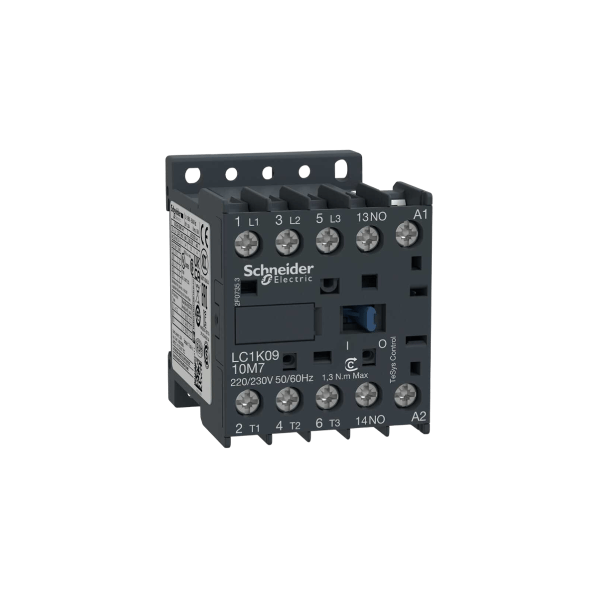 Schneider LC1K0910M7 TeSys K Mini Kontaktör 4.4kW 9A 1NA 220V AC