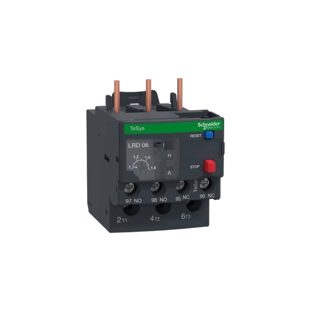 Schneider LRD06 TeSys D Termik Röle 1.0-1.7A