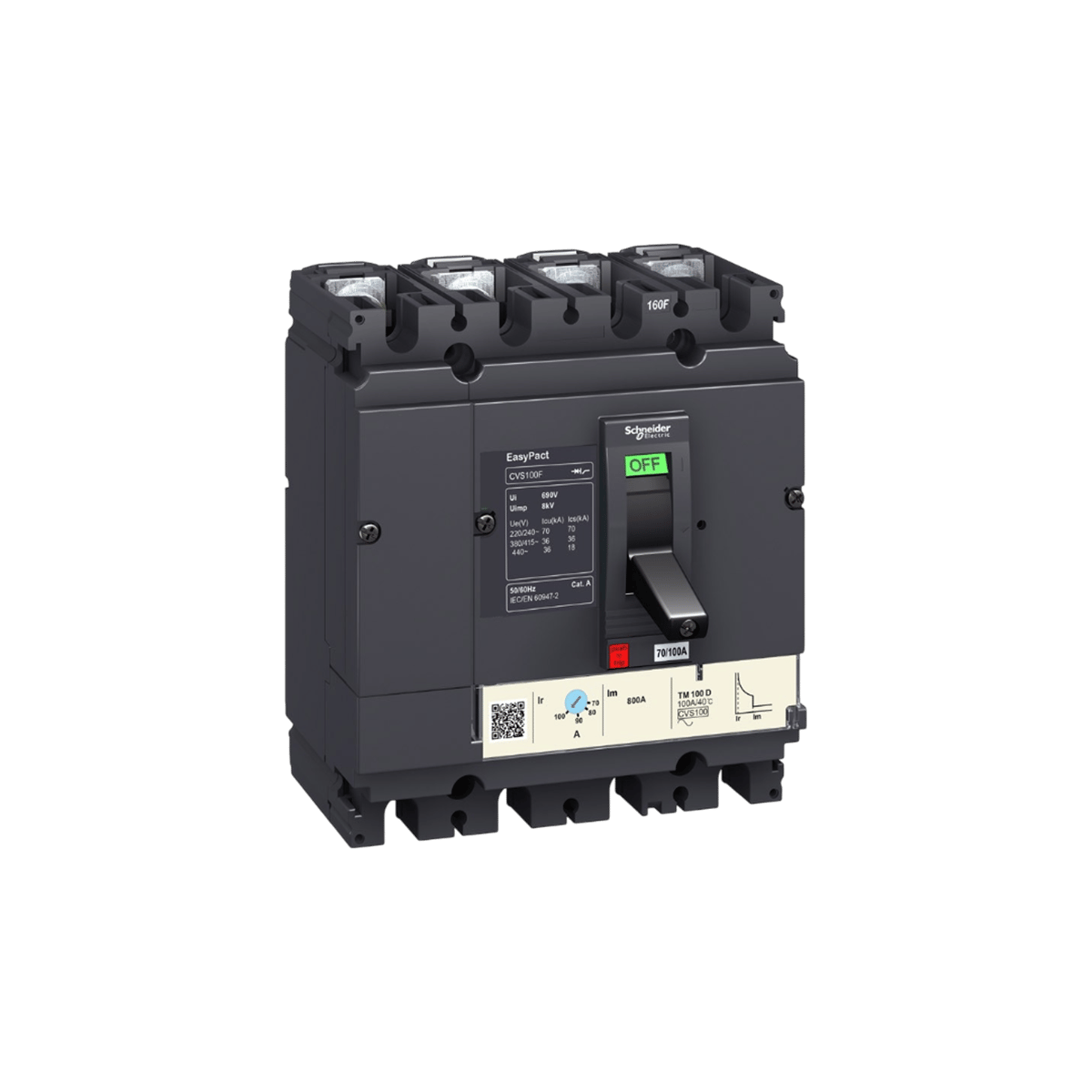 Schneider LV525342 Cvs250f Tm200d, 4p3d