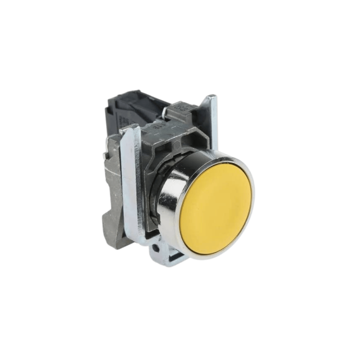 Schneider XB4BA51 Yaylı Buton, 1 Na, Sarı