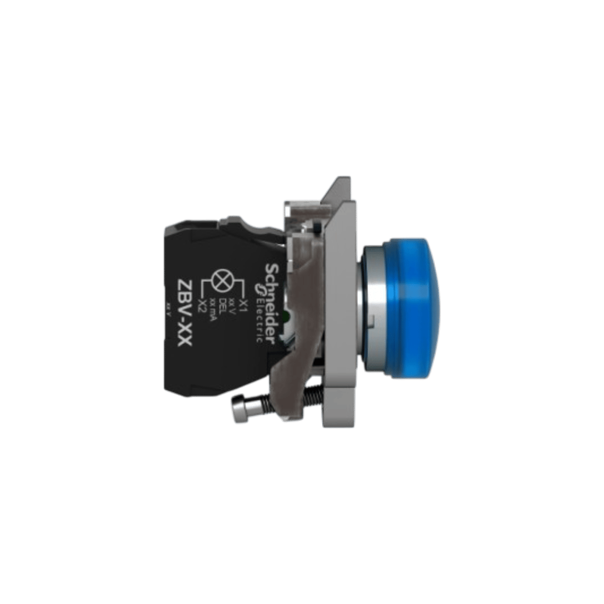 Schneider XB4BVB6 Led Sinyal Lambası, Mavi, 24v