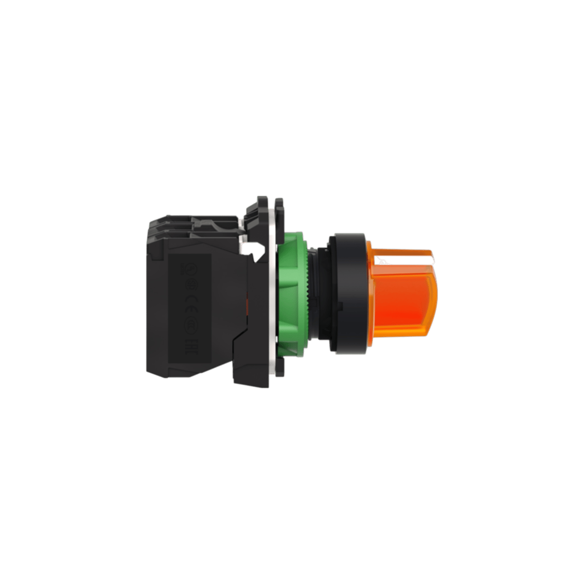 Schneider XB5AK125B5 Işıklı Mandal Buton, Sarı, 1 Na + 1 Nk, 24 Ac/Dc Led, 2 Konum