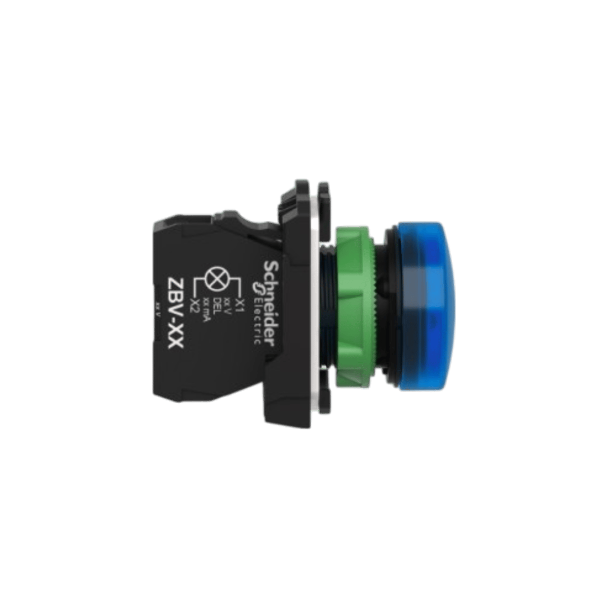Schneider XB5AVB6 Led Sinyal Lambası, Mavi, 24v