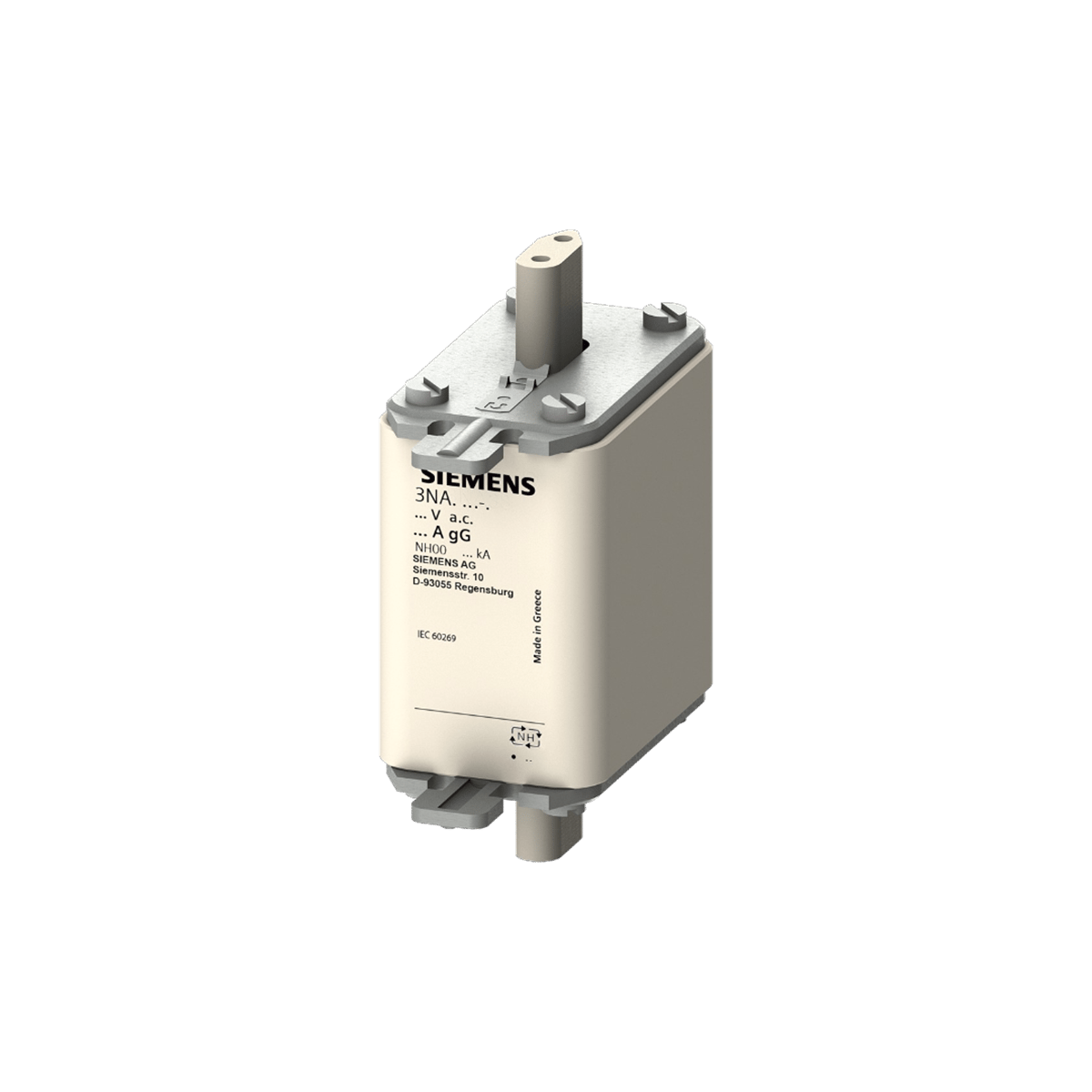 Siemens 3NA3832 125A 00 Boy NH Bıçaklı Sigorta