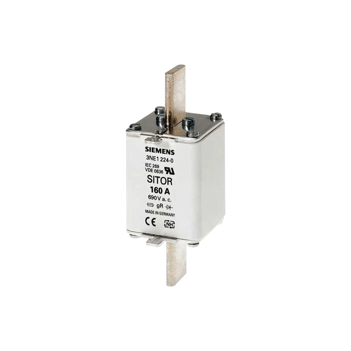 Siemens 3NE1224-0 160A 1 Boy Sitor NH Bıçaklı Sigorta