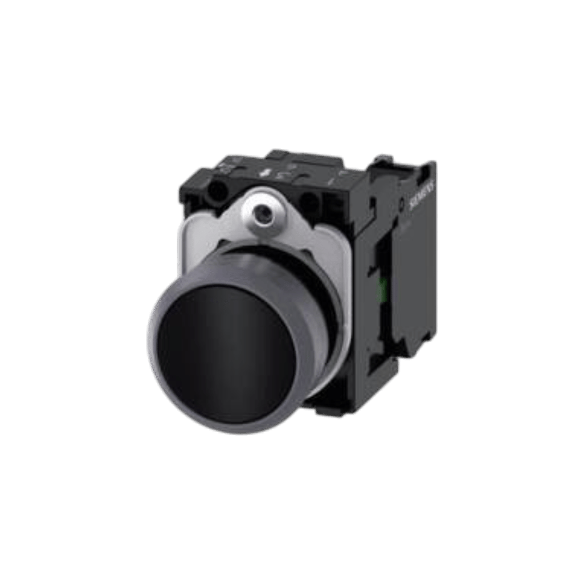 Siemens 3SB6160-0AB10-1BA0 - 22MM 1NO YAY DÖNÜŞLÜ METAL SİYAH BUTON