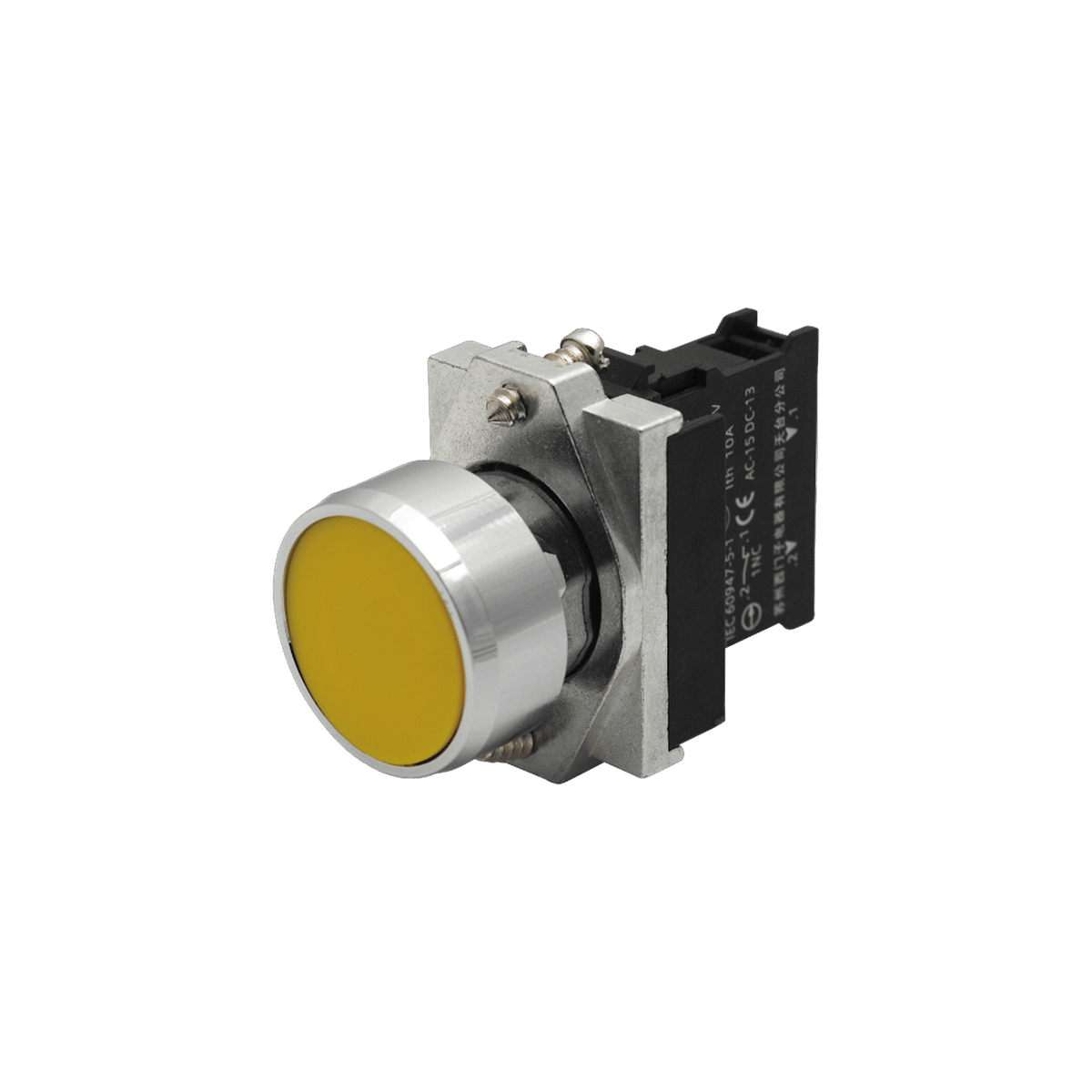 Siemens 3SB6160-0AB30-1BA0 - 22MM 1 NO YAY DÖNÜŞLÜ BUTONLAR METAL SARI