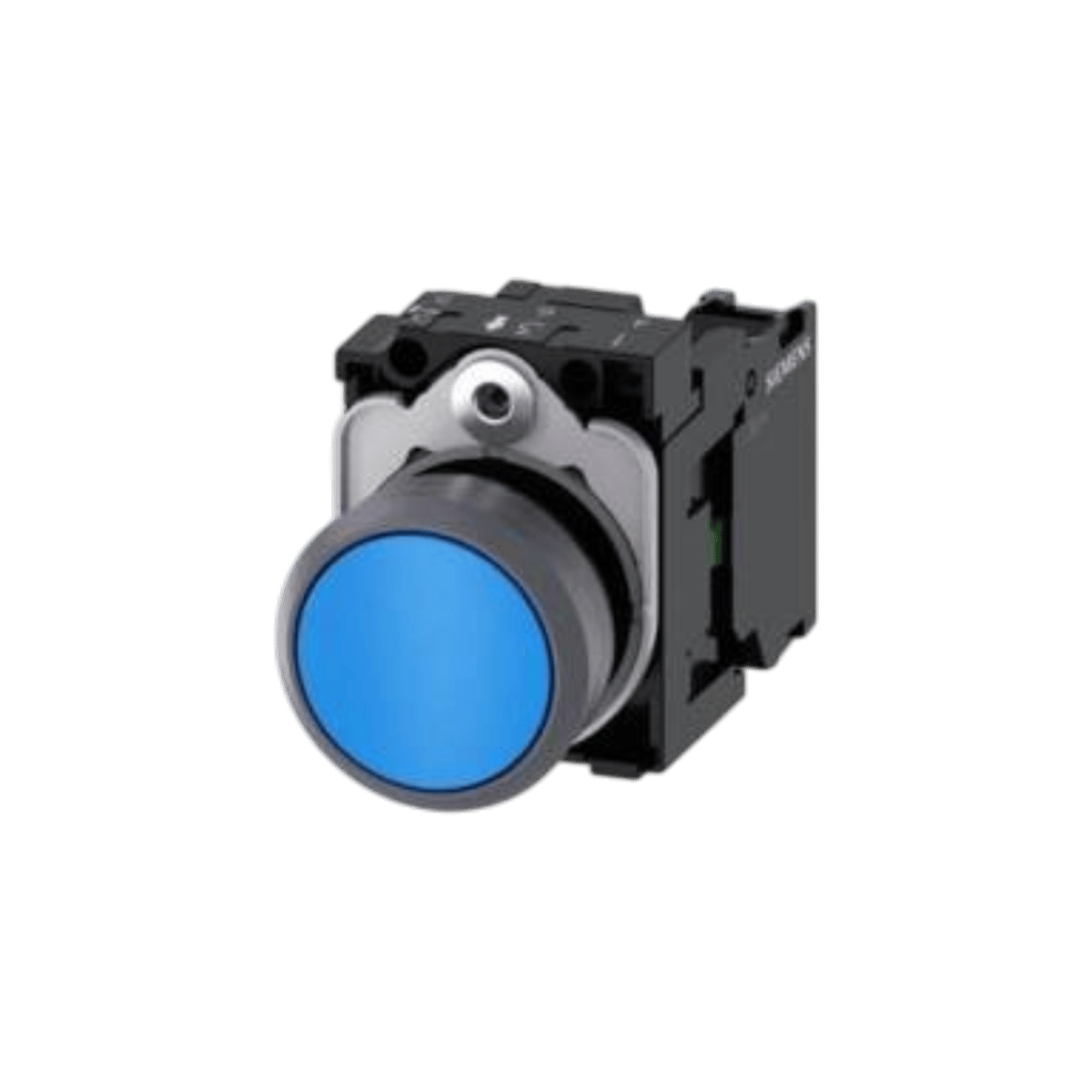 Siemens 3SB6160-0AB50-1BA0 - 22MM 1 NO YAY DÖNÜŞLÜ BUTONLAR METAL MAVİ