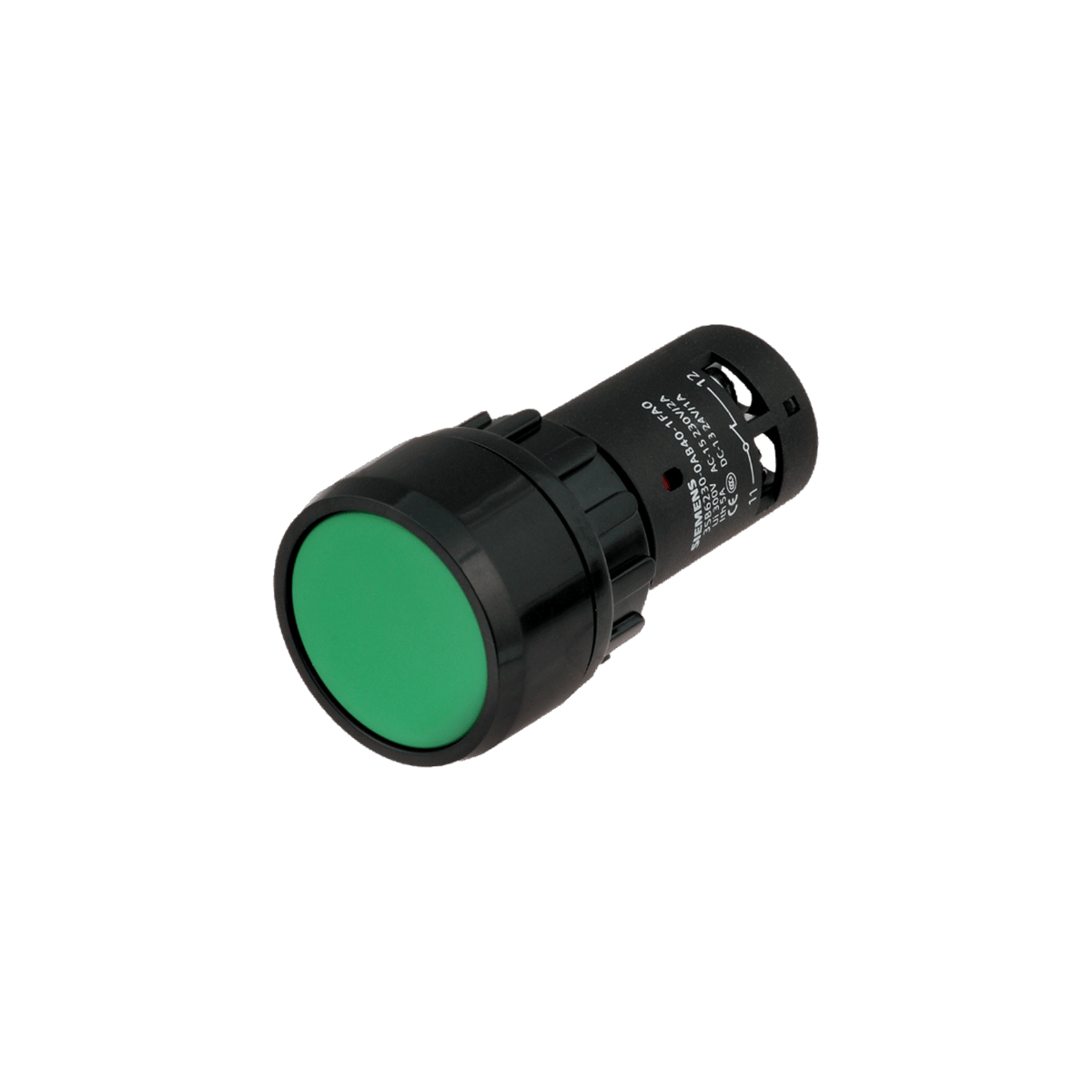 Siemens 3SB6210-0AB20-1CA0 22mm 1NC Monoblok Kırmızı Yaylı Buton
