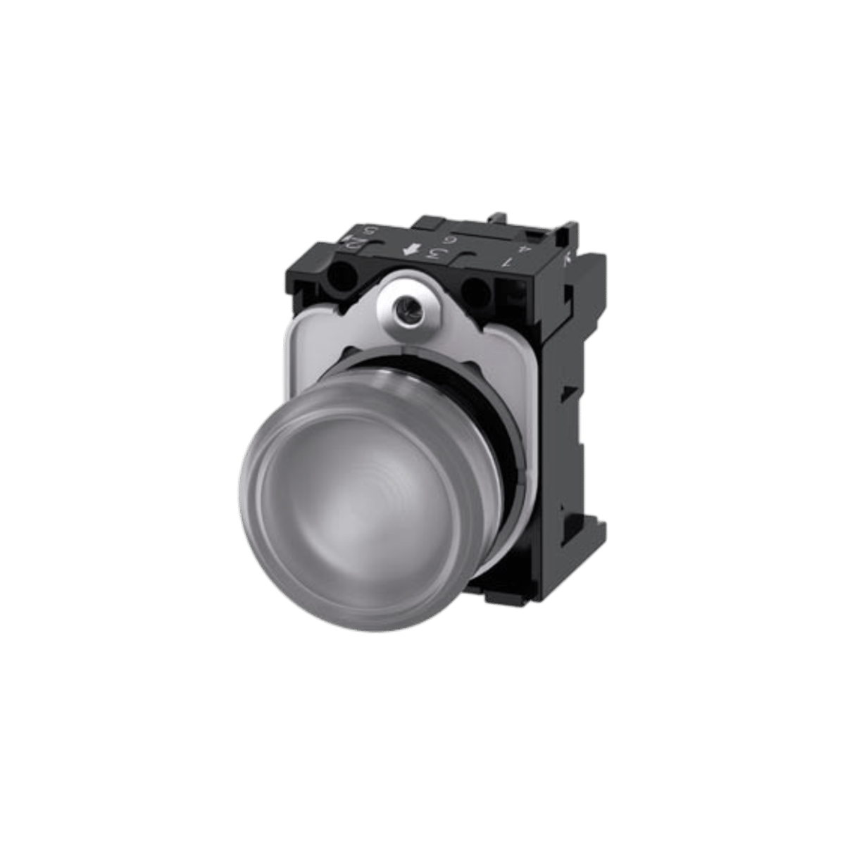 Siemens 3SU1156-6AA70-1AA0 - 22MM METAL 230VAC RENKSİZ KOMPLE SİNYAL LAMBASI