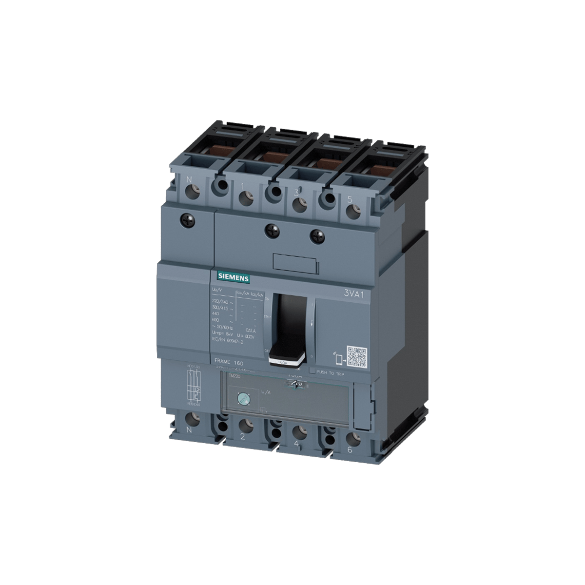 Siemens 3VA1163-4EE46-0AA0 - 3VA11 44-63A TM220 36KA 4P ŞALTER