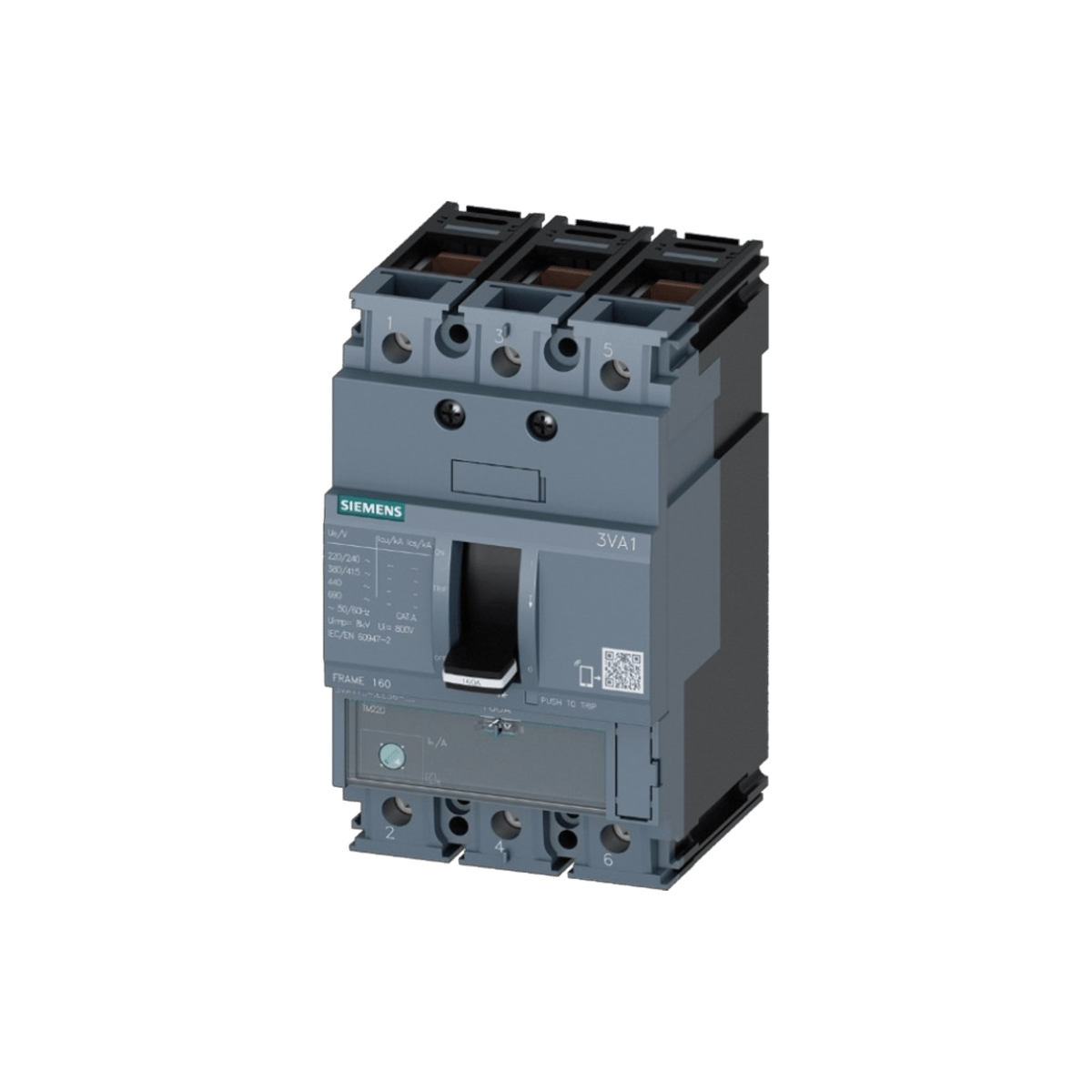 Siemens 3VA1220-5EF32-0AA0 - 3VA12 140-200A TM240 55KA 3P ŞALTER