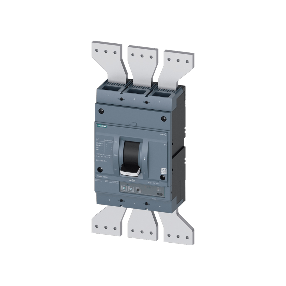 Siemens 3VA2612-5HL32-0AA0 - 3VA26 1250A ETU320 55KA 3P ŞALTER