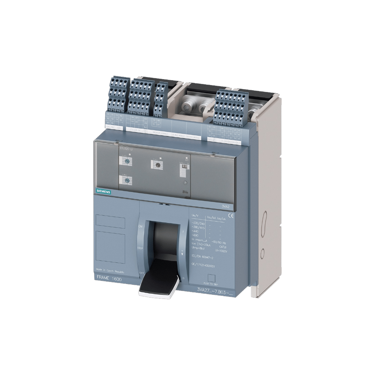 Siemens 3VA2712-5AB03-0AA0 - 500-1250A ETU320 3 KUTUP KOMPAKT ŞALTER 55KA