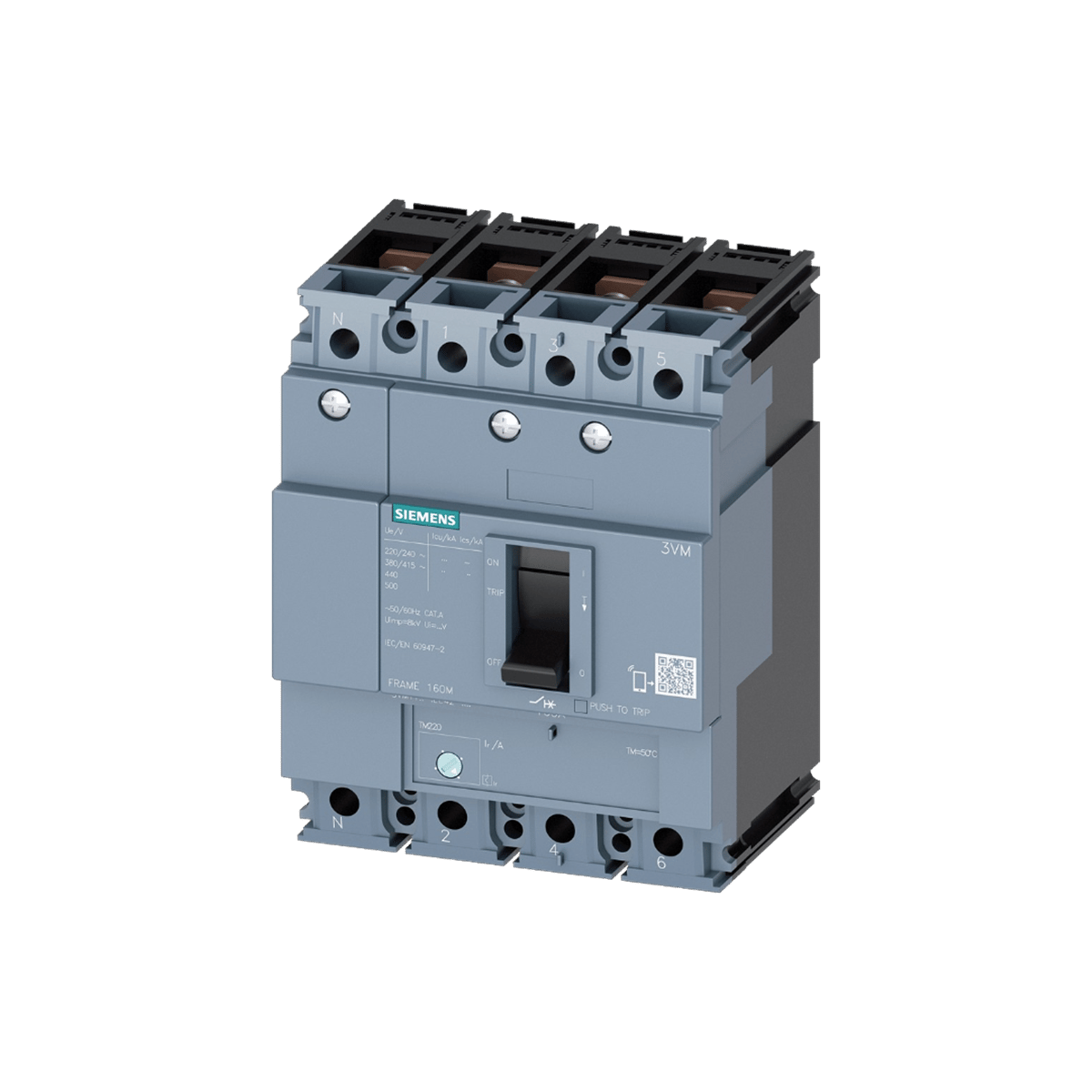 Siemens 3VM1180-4EE42-0AA0 - 3VM11 80A TM220 36KA 4P ŞALTER