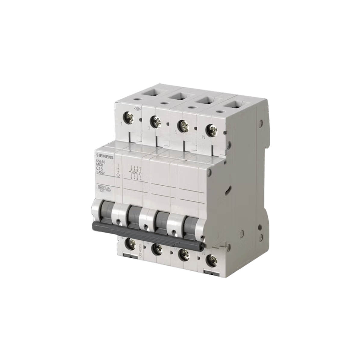 Siemens 5SL3410-7YA - 10A 4 KUTUP 4,5KA C TİPİ OTOMATİK SİGORTA