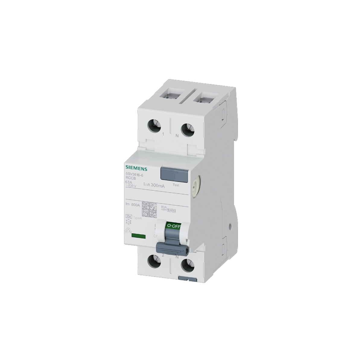 Siemens 5SV3616-6 - 63A 300mA Tip A Kaçak Akım Koruma Rölesi