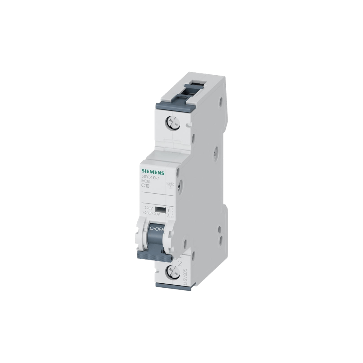 Siemens 5SY5110-7 - 10A 1 KUTUP 10KA C TİPİ OTOMATİK SİGORTA
