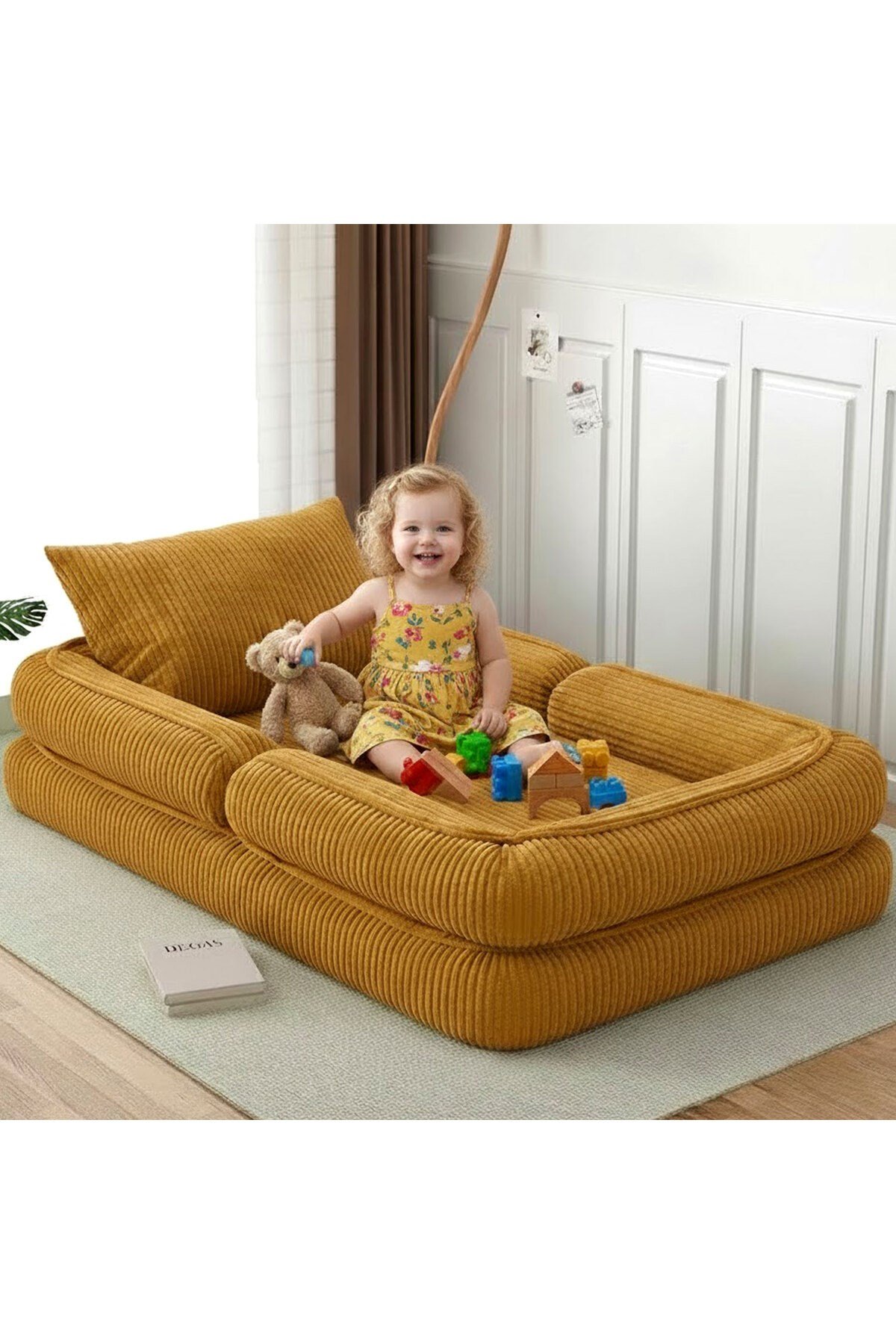 Exklusive Fitilli Kadife Modüler Çocuk Oyun Minderi Ve Yatağı Tamamen Sünger- Foamly
Duo Sünger Koltuk - Foamly