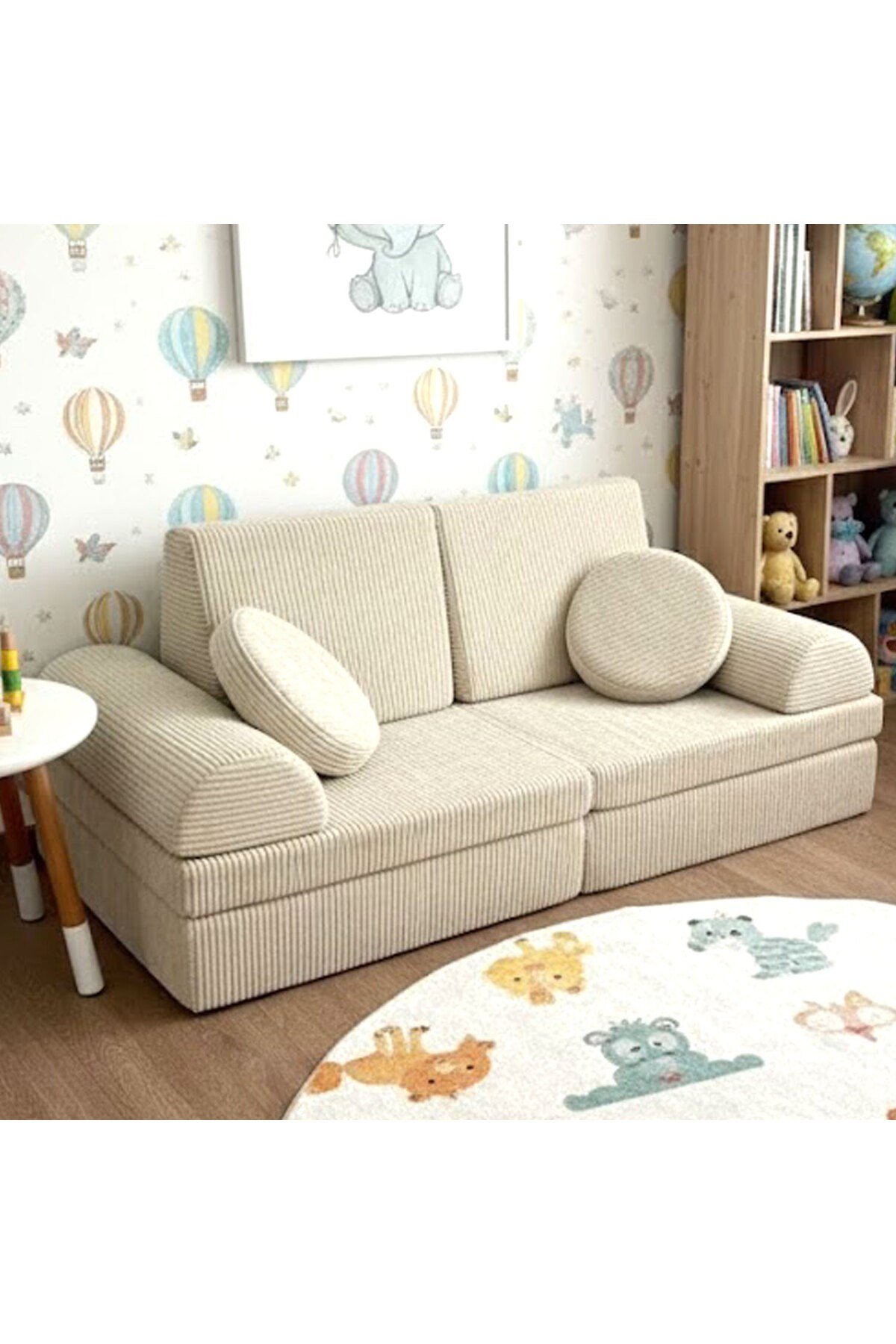 PUZZLE Fitilli Kadife Modüler Çocuk Oyun Minderi Ve Kanepesi Tamamen Sünger- Foamly
Duo Sünger Koltuk - Foamly