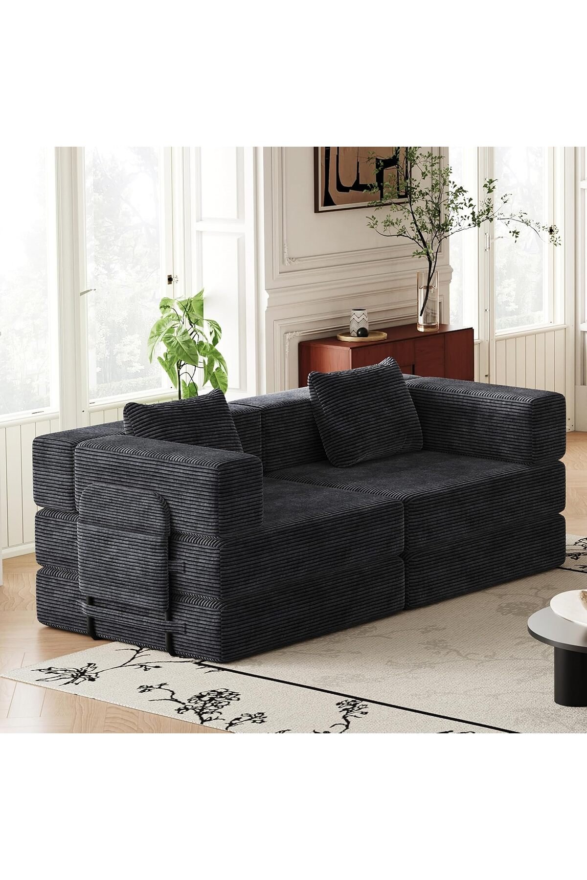 Minimalist Yıkanabilir Kumaşlı Çok Amaçlı Tamamen Sünger Lego Aktivite Koltuğu