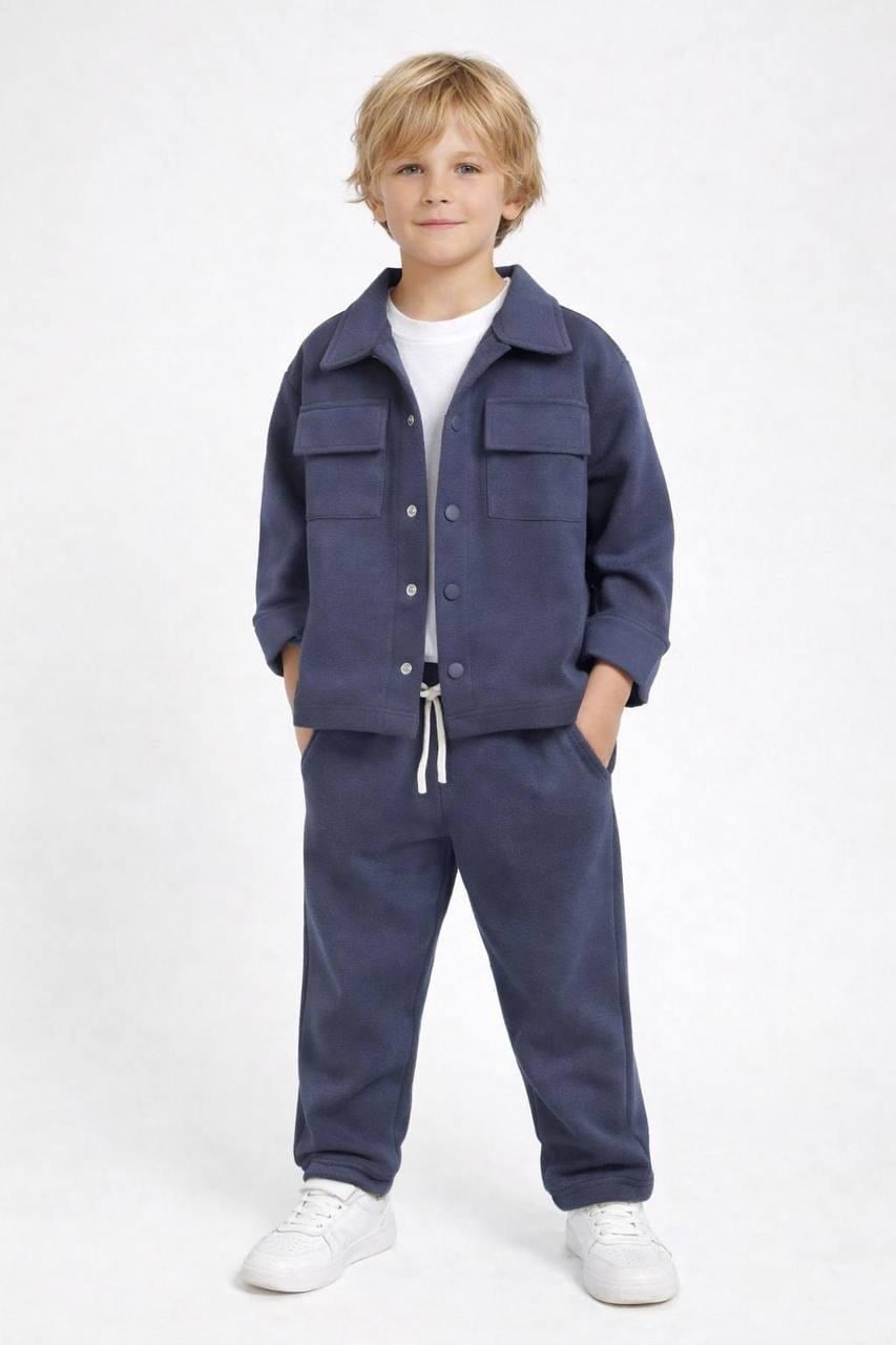 3lü Jogger Takım-Mavi