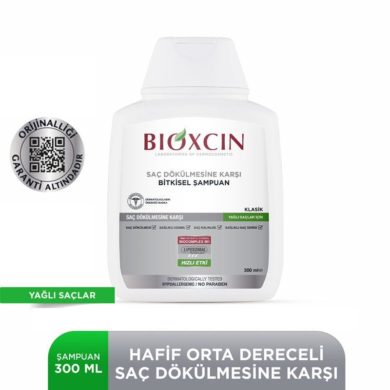 Bioxcin Genesis Yağlı Saçlar İçin Dökülme Karşıtı Şampuan 300 ml