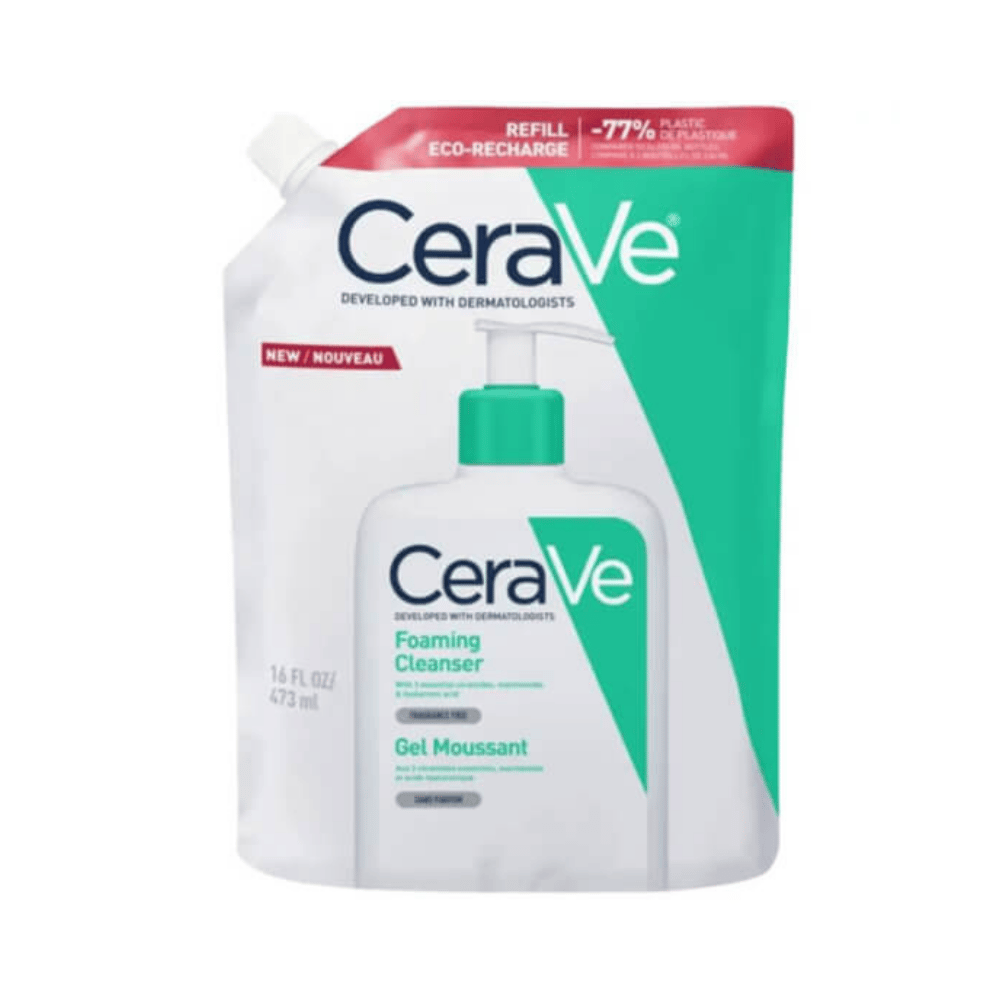 Cerave Foaming Cleanser Normal & Yağlıya Dönük Ciltler İçin Yüz Temizleme Jeli Refill 473 ml