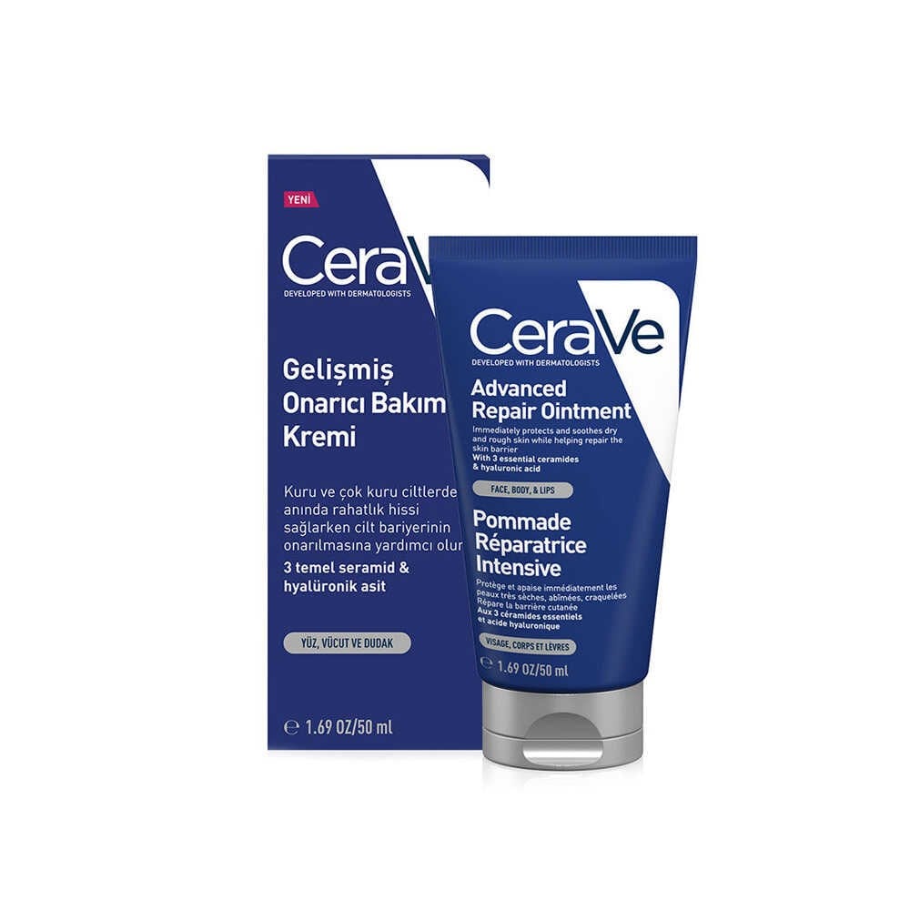 CeraVe Kuru Ciltler İçin Gelişmiş Bariyer Onarıcı Bakım Kremi 50 ml